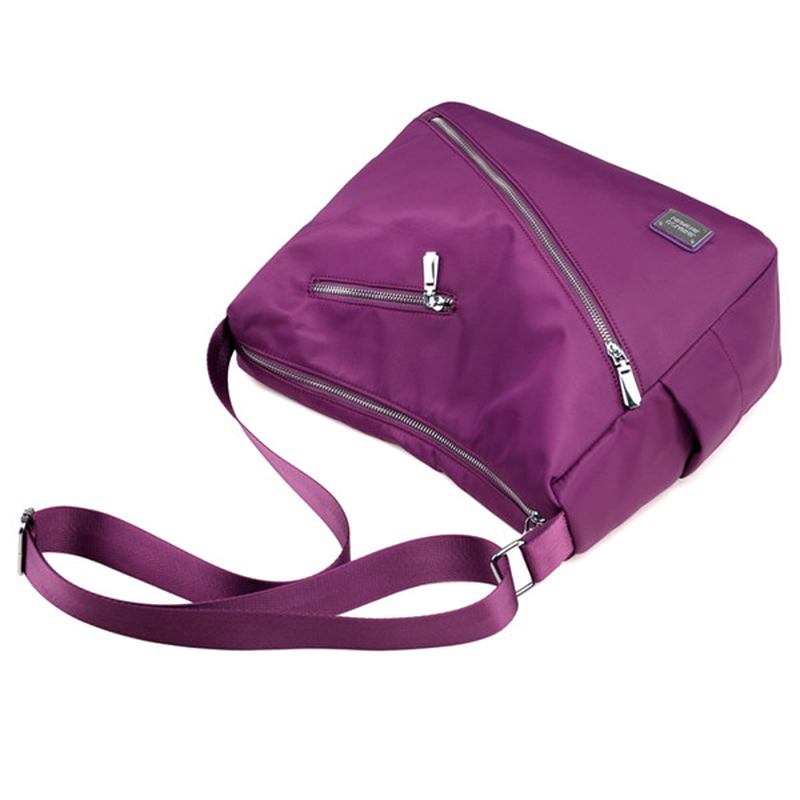 Kvinner Sidelommer Nylon Lette Vesker Utendørs Sport Crossbody Vesker Messenger Veske