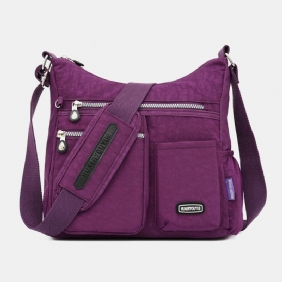 Kvinner Vanntett Multi-layer Multi-layer Crossbody Veske Skulderveske Med Stor Kapasitet