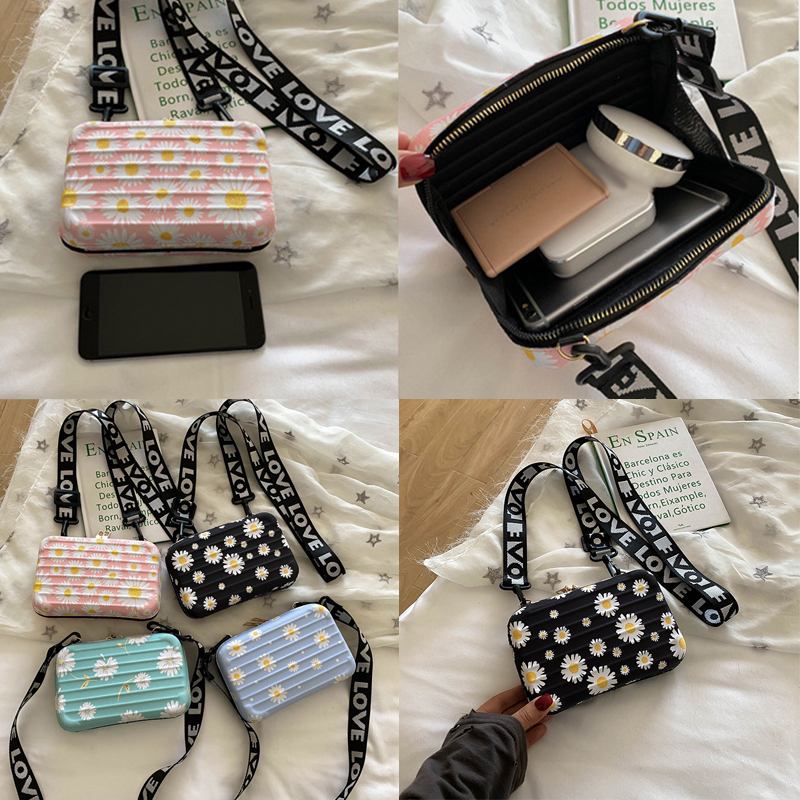 Kvinners Mote Skulderveske Crossbody Veske Blomstrete Veske