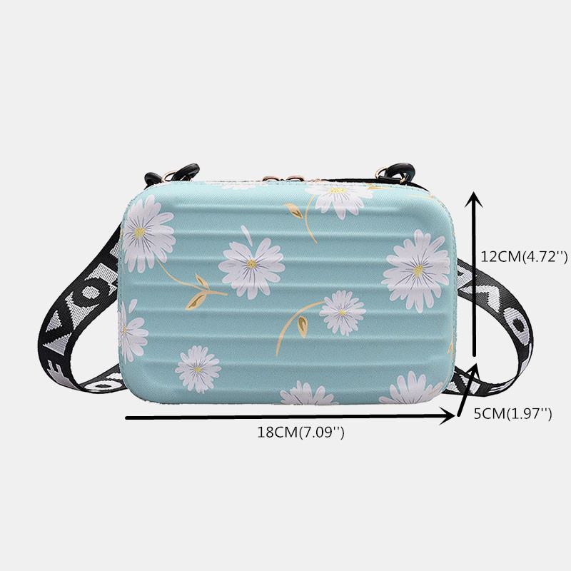 Kvinners Mote Skulderveske Crossbody Veske Blomstrete Veske