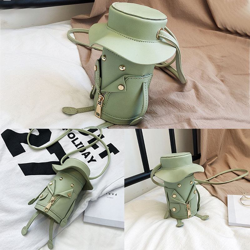 Kvinners Mote Skulderveske Crossbody Veske Bucket Veske