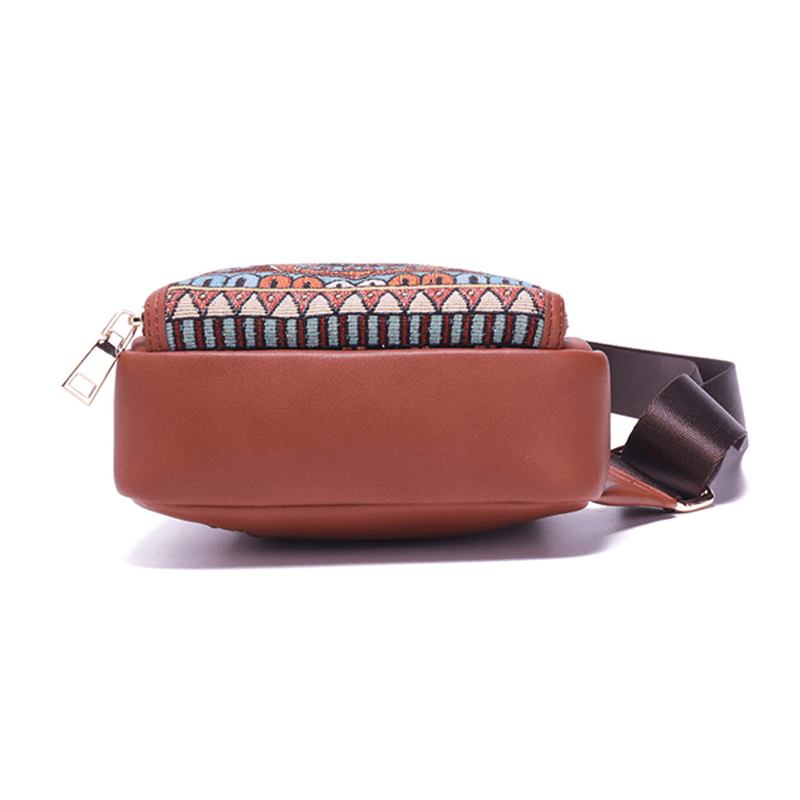 Vintage Broderi Brystvesker Crossbody Vesker